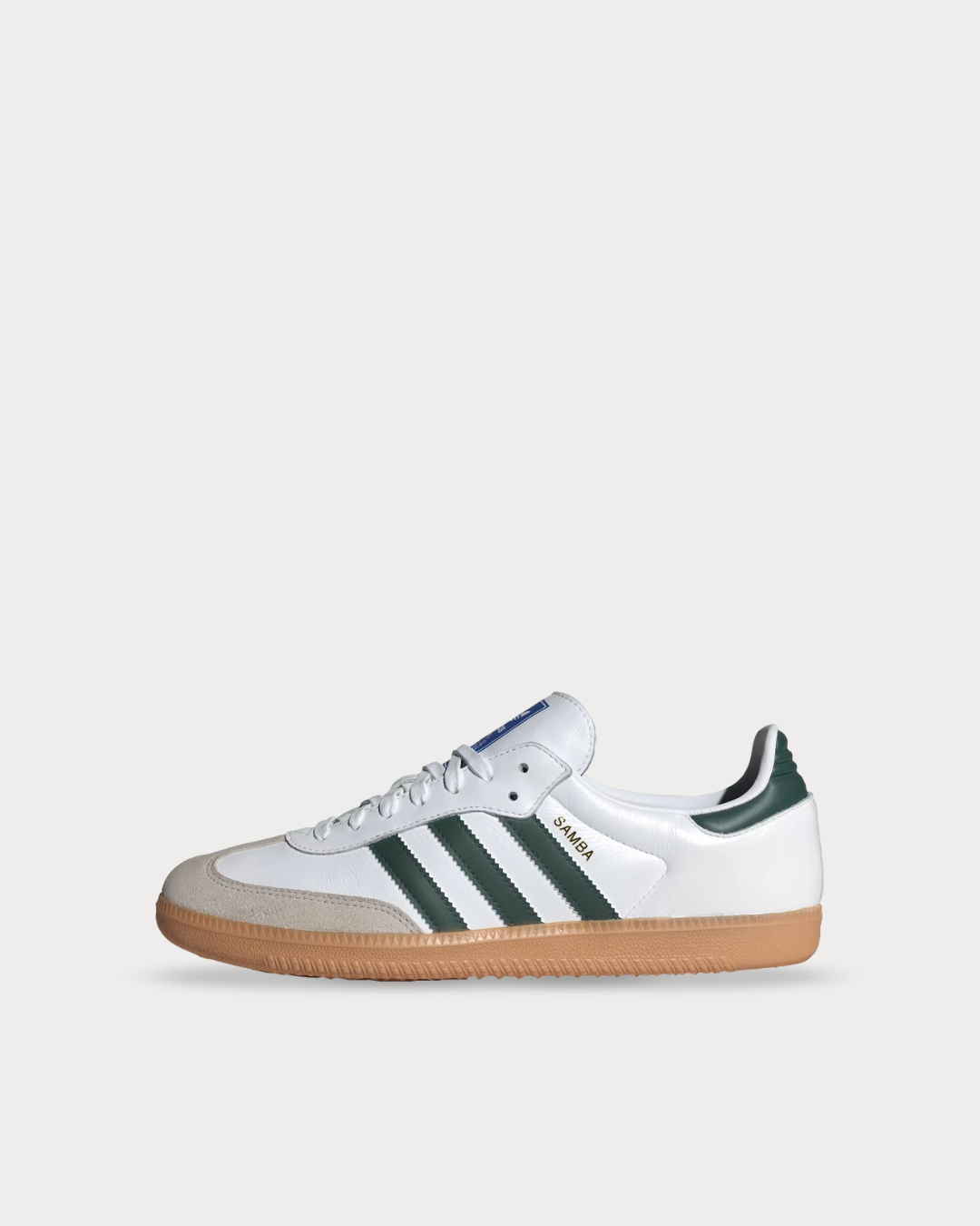 adidas Samba OG Cloud White Collegiate Green Gum – Sole Academy
