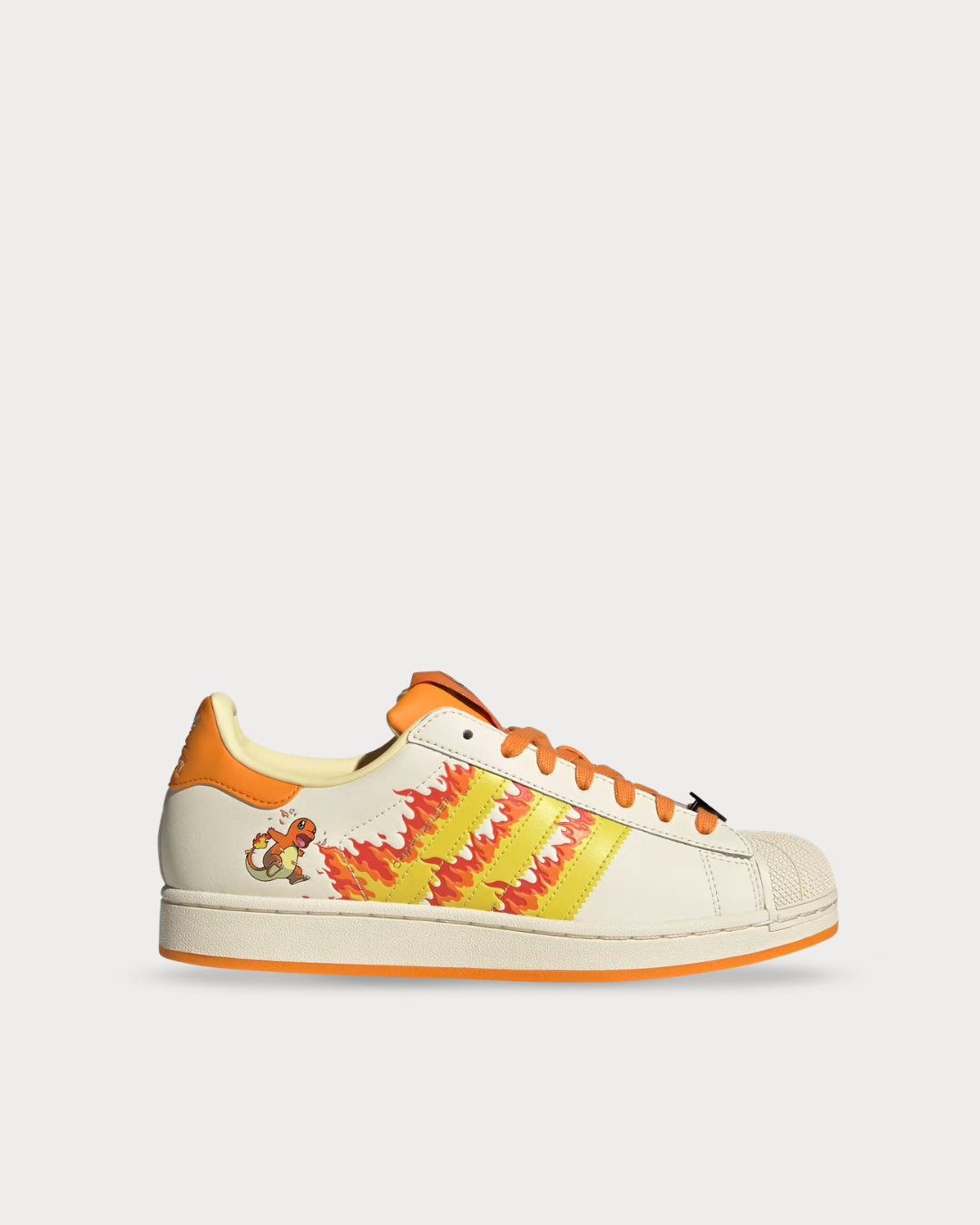 adidas Superstar II x Pokémon Charmander -  Cream White / Shock Yellow / Bright Orange KI2855