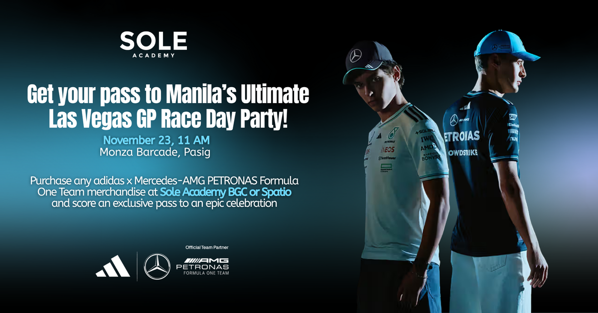 Get your pass to Manila's Ultimate Las Vegas GP Race Day Party! – Sole ...