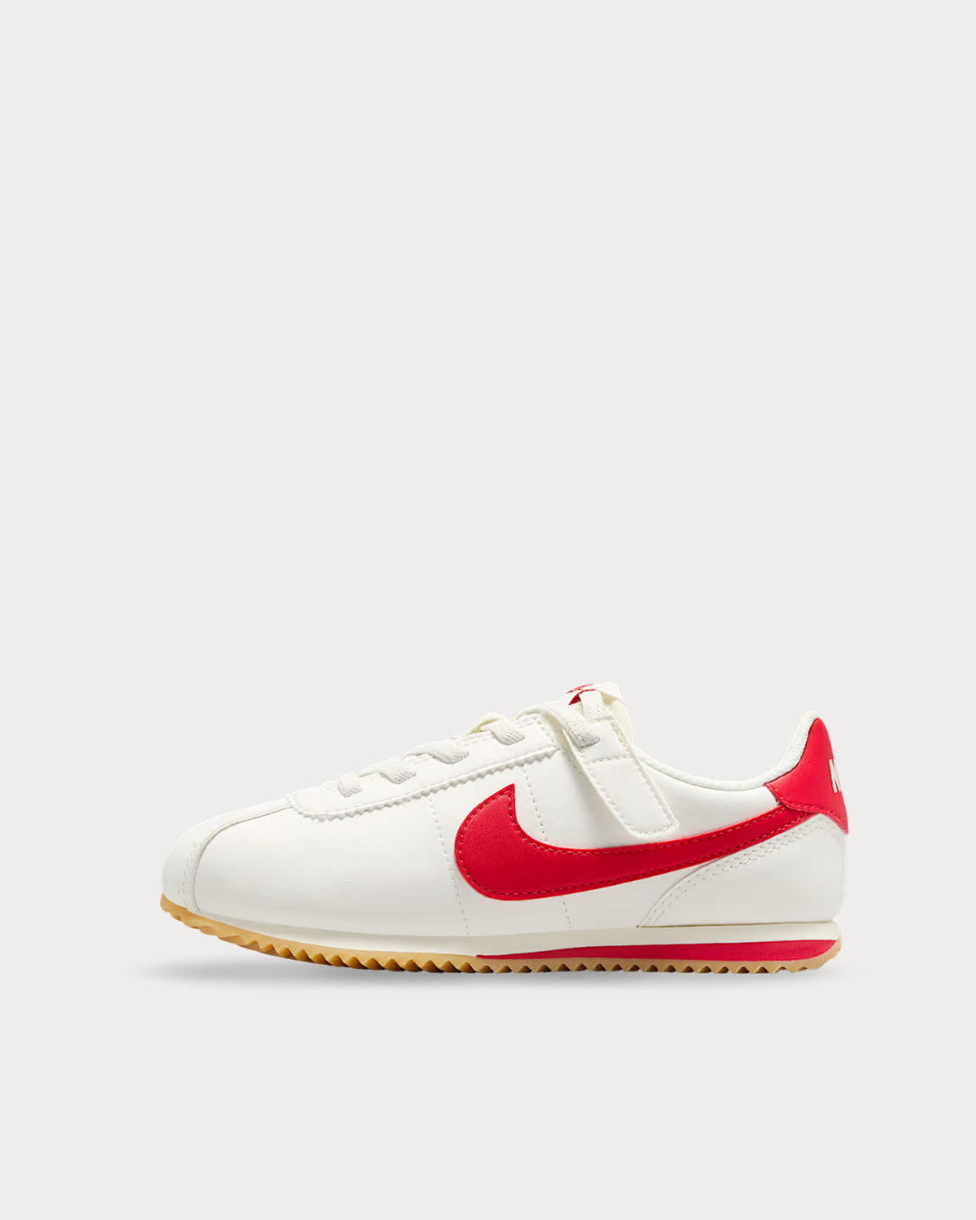 Kids Nike Cortez EasyOn - Sail / Gum Yellow / University Red