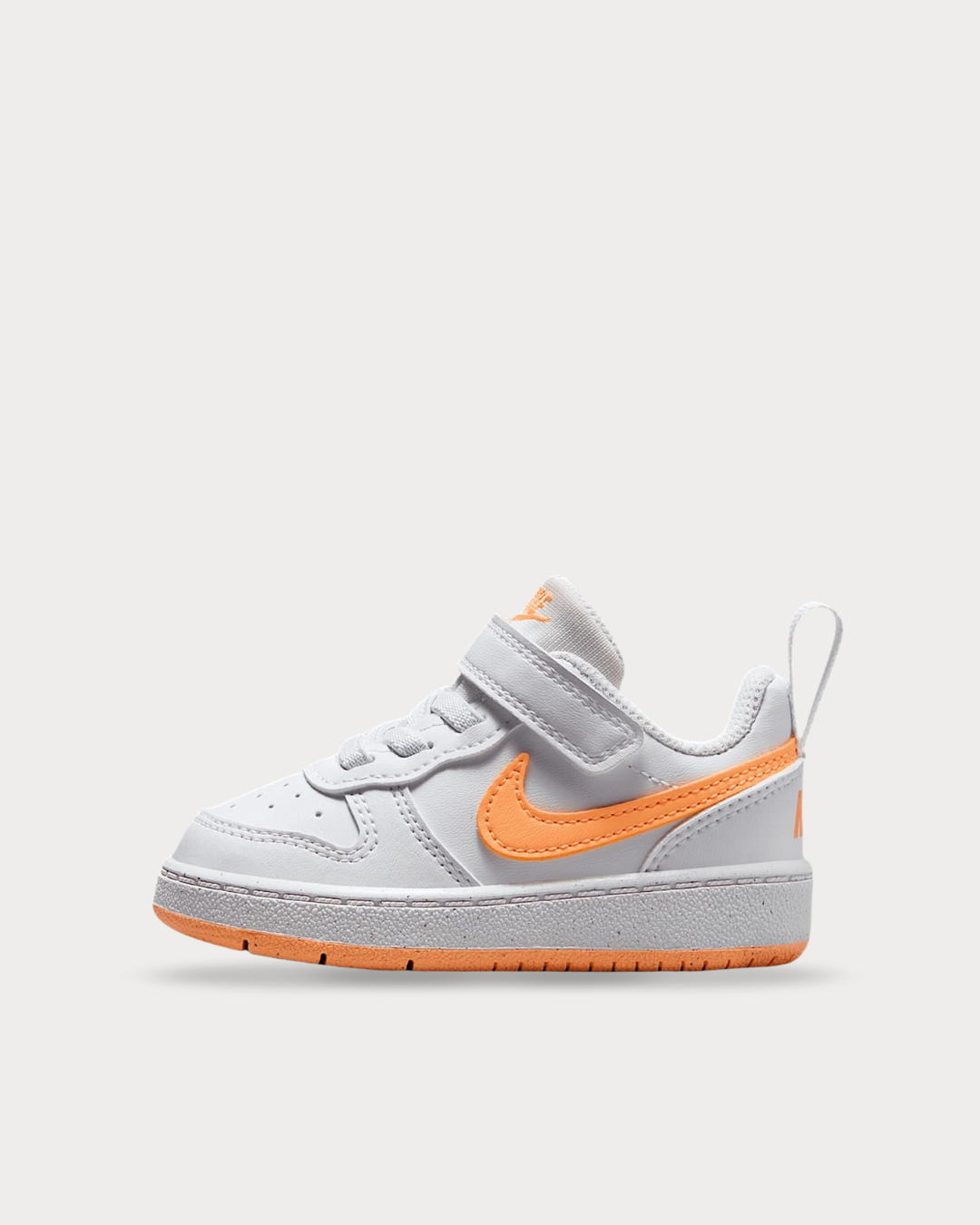 Kids Nike Court Borough - White/White/Peach Cream