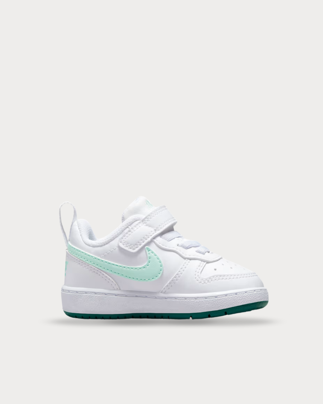 Kids Nike Court Borough - White/Geode Teal/Jade Ice
