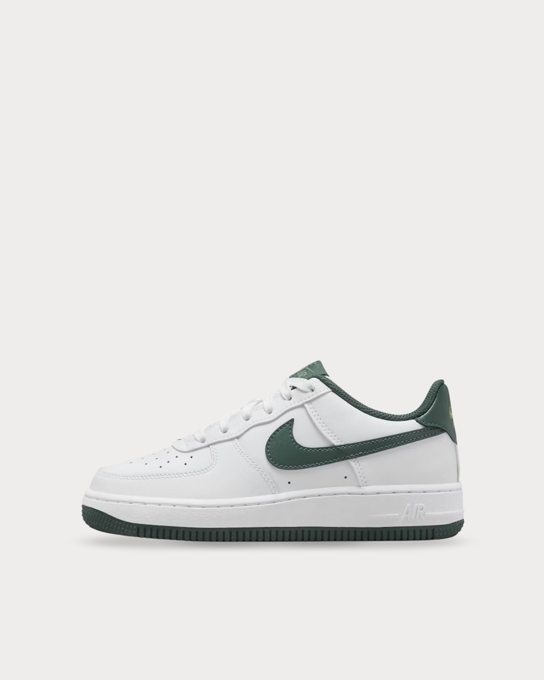 Kids Nike Air Force 1 - White/Oil Green/Vintage Green FV5948-110