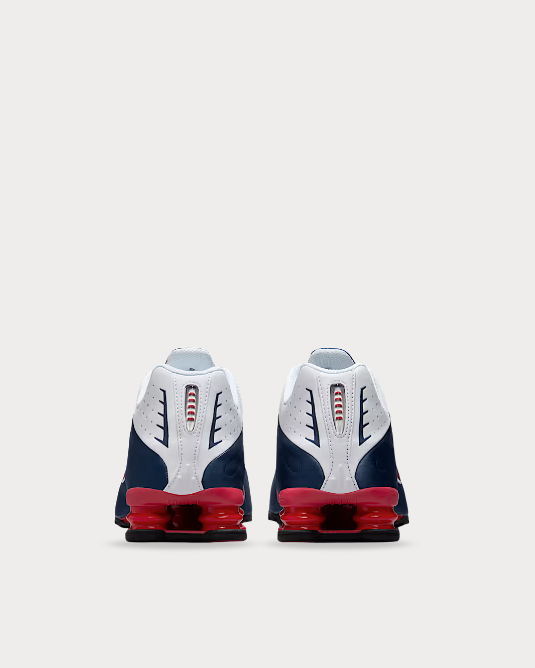 Nike Shox R4 USA 2025 - Midnight Navy/White/Metallic Silver/Gym Red