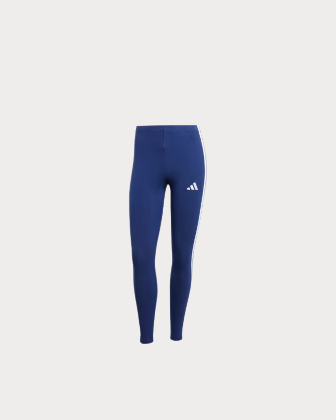 WMNS adidas Essentials 3-Stripes Cotton Leggings - Dark Blue / White JE0067