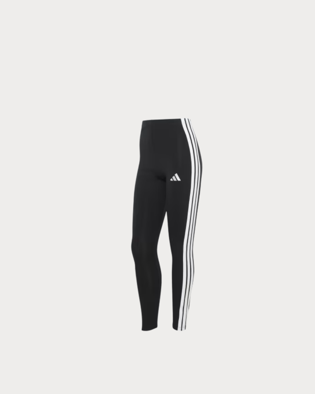 WMNS adidas Essentials 3-Stripes Cotton Leggings - Black / White JE0072