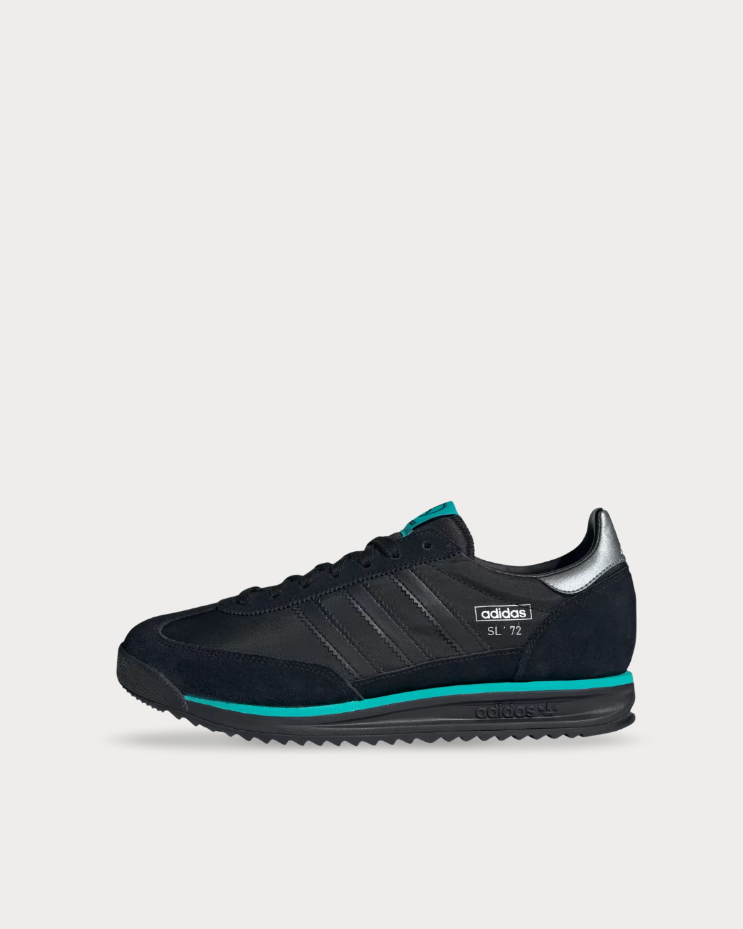 adidas Black SL 72 RS MERCEDES - Core Black / Core Black / Silver Metallic