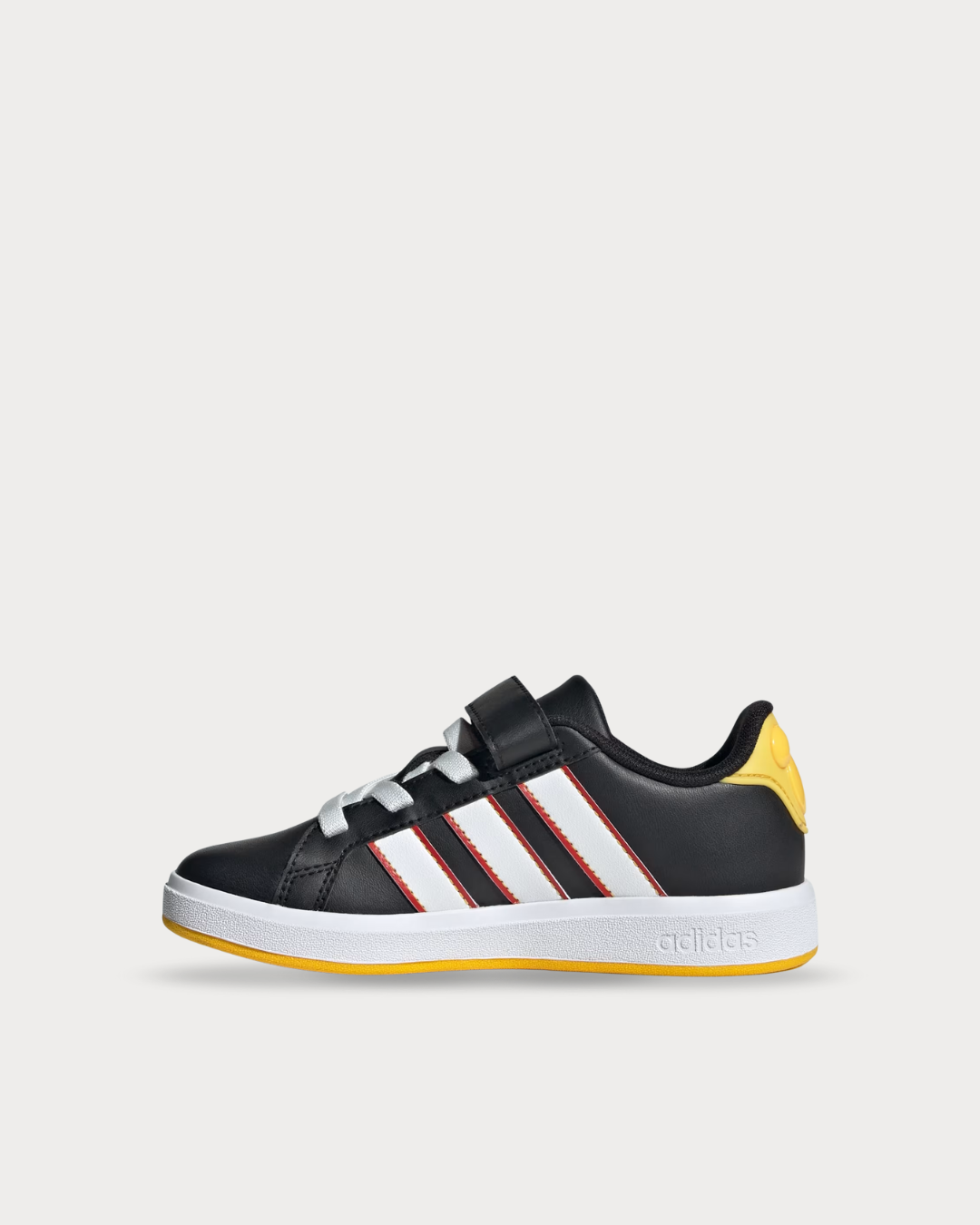 Kids Black adidas Disney Mickey Mouse Grand Court - Core Black/Cloud W Sole Academy Kids Black adidas Disney Mickey Mouse Grand Court - Core Black/Cloud W Sole Academy