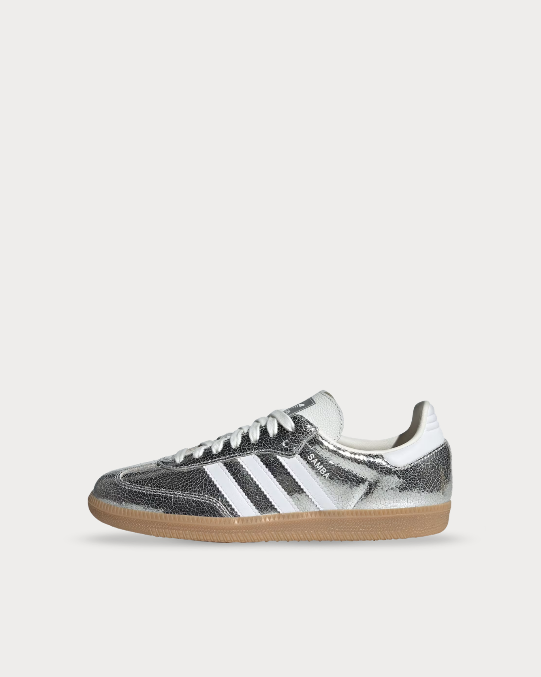 WMNS adidas Samba OG - Silver Metallic / Cloud White / Core White
