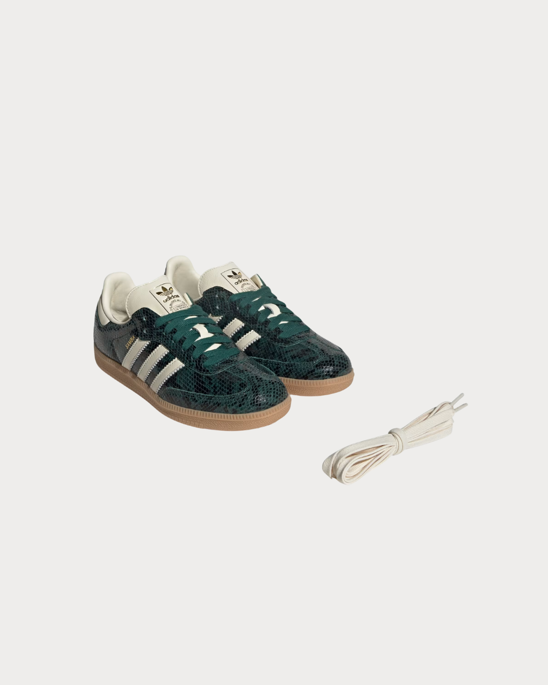WMNS adidas Samba OG - Cream White / Cream White / Collegiate Green