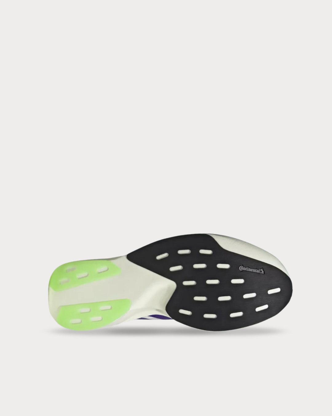 Adizero EVO SL - Cloud White / Collegiate Purple / Lime Burst
