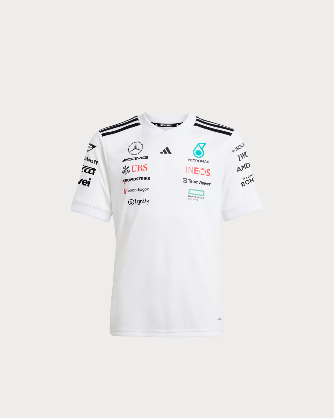 Kids adidas MERCEDES - AMG Petronas Formula One Team Driver Jersey - White / Black