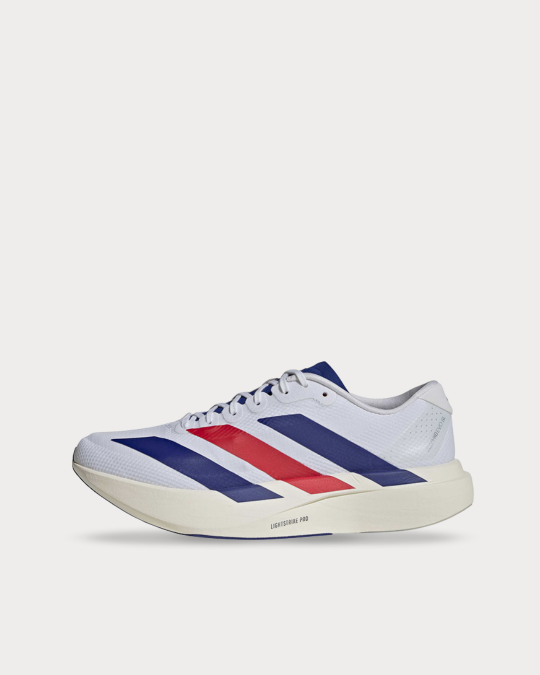 adidas adizero Evo SL Woven -  Cloud White / Mystery Ink / Pure Ruby