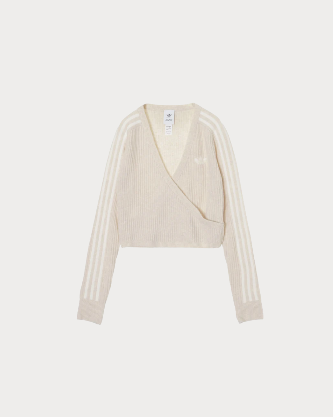 adidas Adiluna Season 2 x JENNIE Knit Wraparound Cardigan - Bliss LD4840