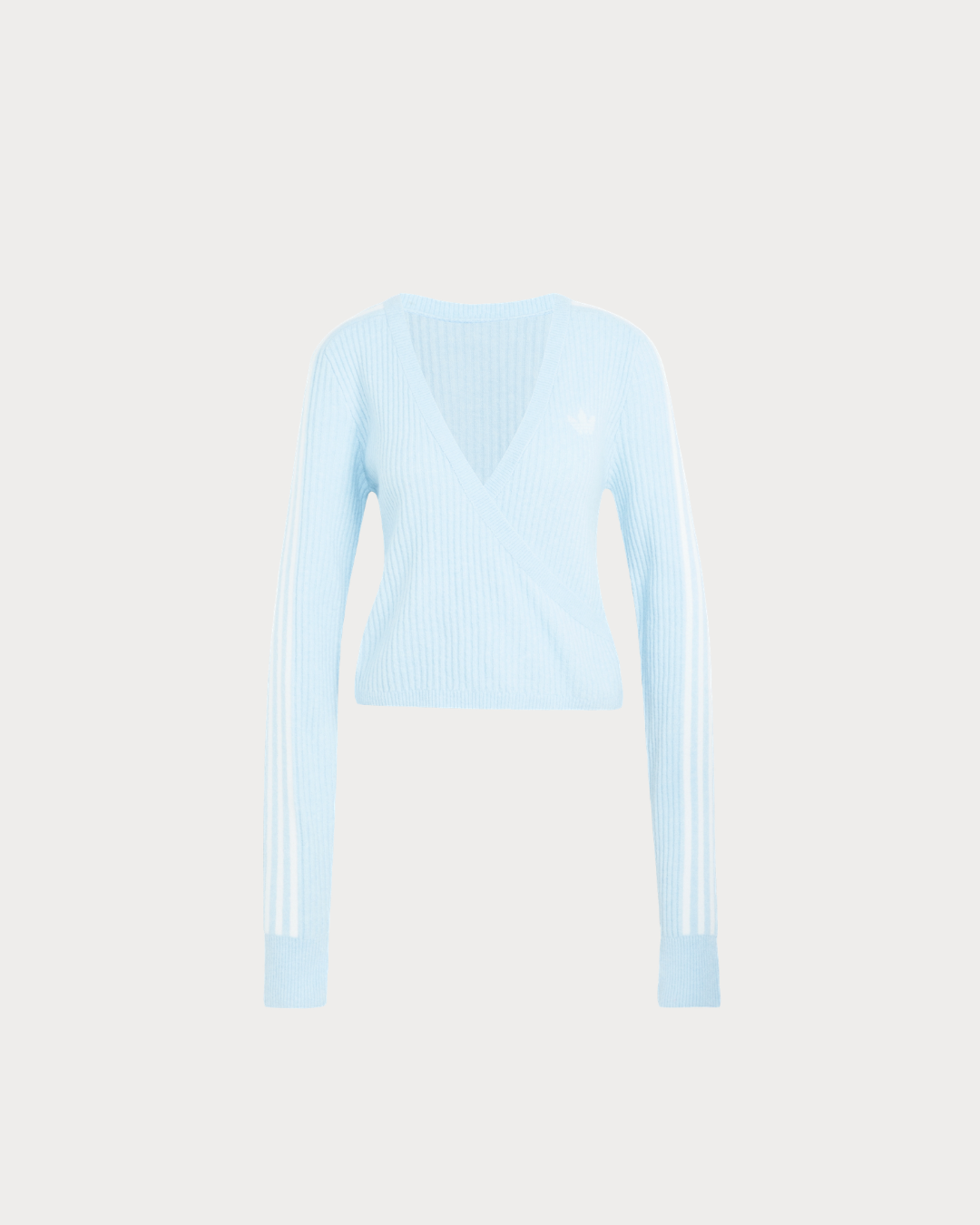 adidas Adiluna Season 2 x JENNIE Knit Wraparound Cardigan - Wonder Blue LD8932
