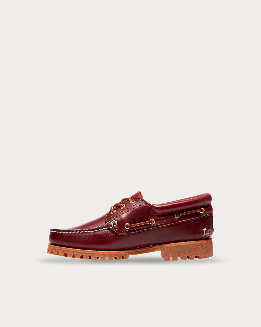 Timberland 3-Eye Lug Handsewn Boat Shoe - Burgundy 50009648