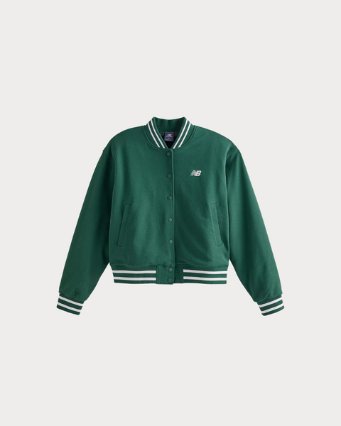 NEW BALANCE バスケットボール　 スタジャン風ジャケット WMNS New Balance Sportswear's Greatest Hits Varsity Jacket