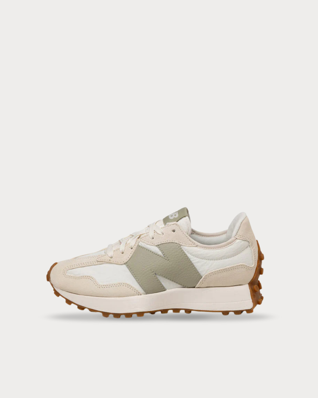 WMNS New Balance 327 - Linen With Sea Salt And Olivine