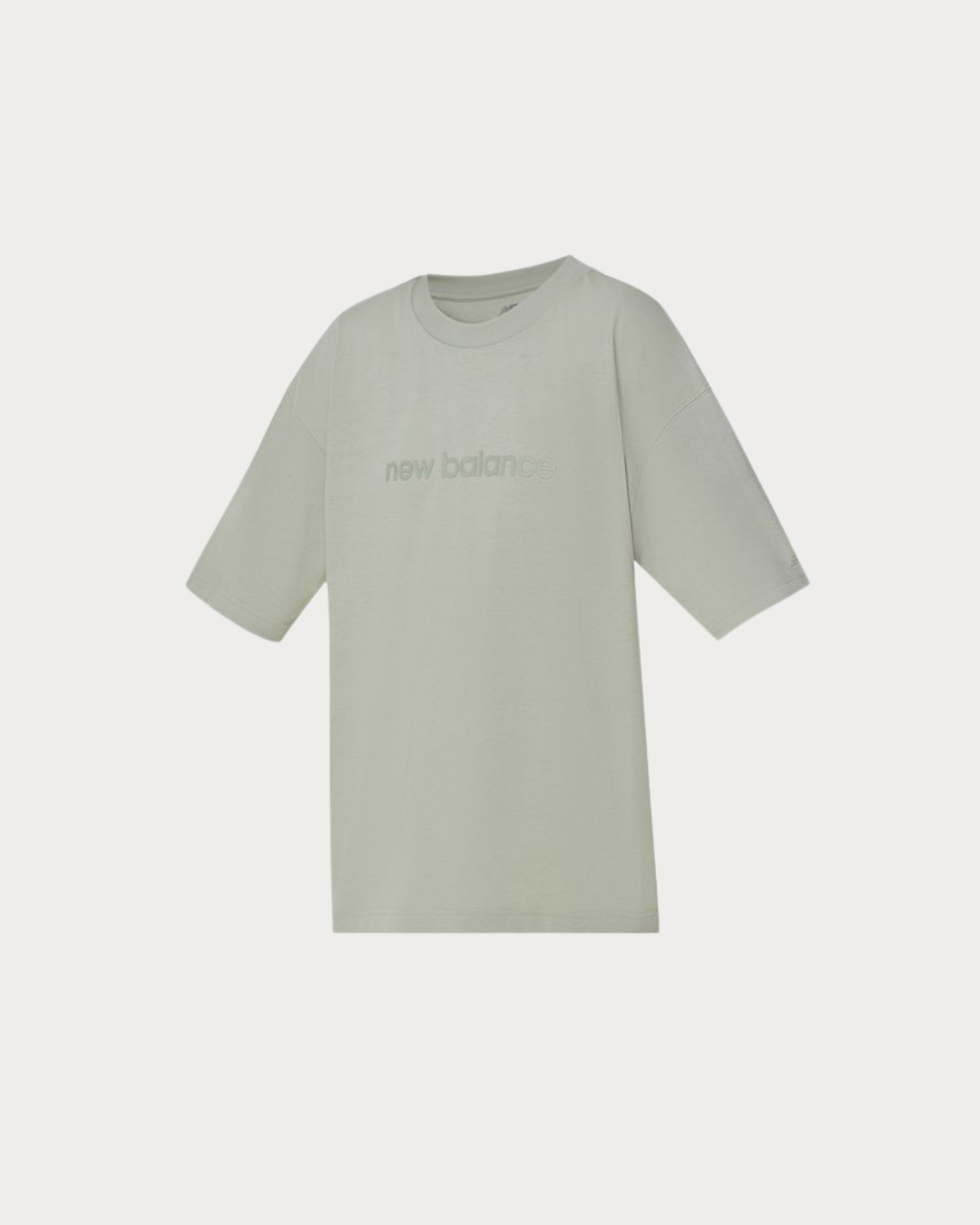 WMNS New Balance Hyper Density Jersey Oversized T-Shirt - OLIVINE